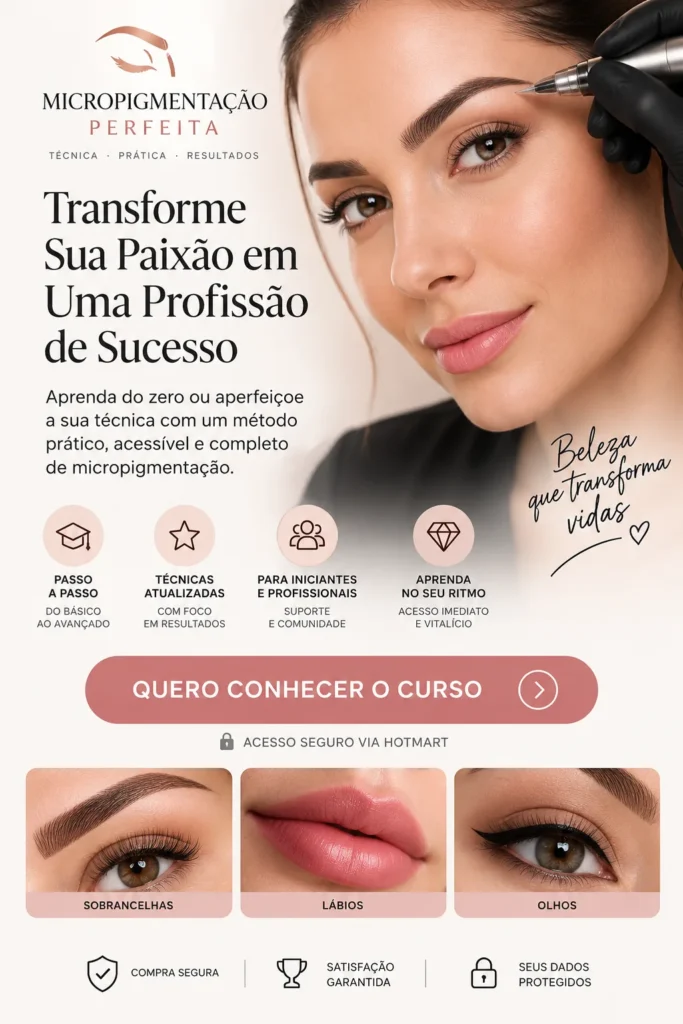 Curso de Micropigmentação Perfeita